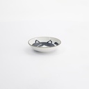 Kawaii Round Sauce Dish Cat Neko 10.2x2.5cm D 33496 12/144