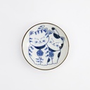 Kawaii Round Sauce Dish Cat Neko 10.2x2.5cm G 33505 12/144