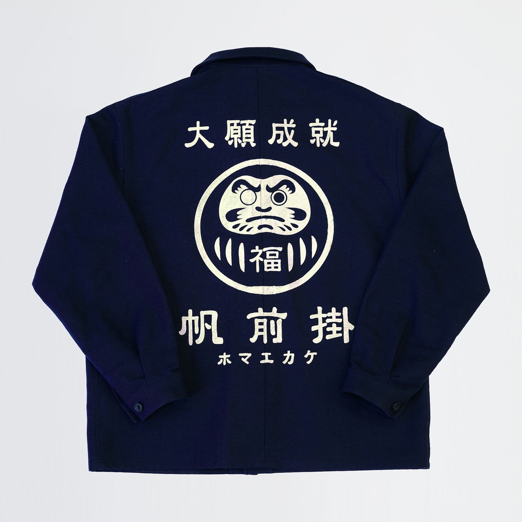 Daruma Jacket Navy (M) Cotton 33506