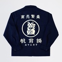 Lucky Cat Jacket Navy (M) Cotton 33508  