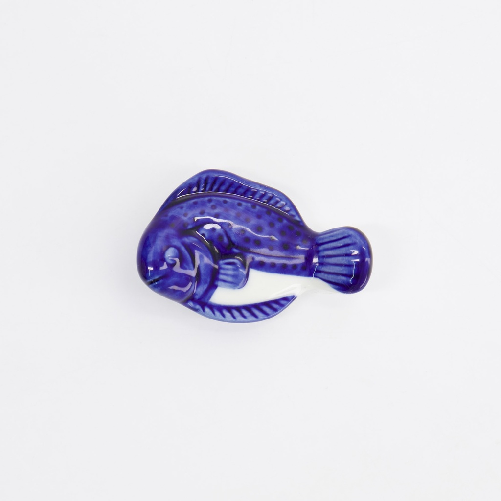 Chopsticks Rest Fish Snapper Blue D66-3 12/480  