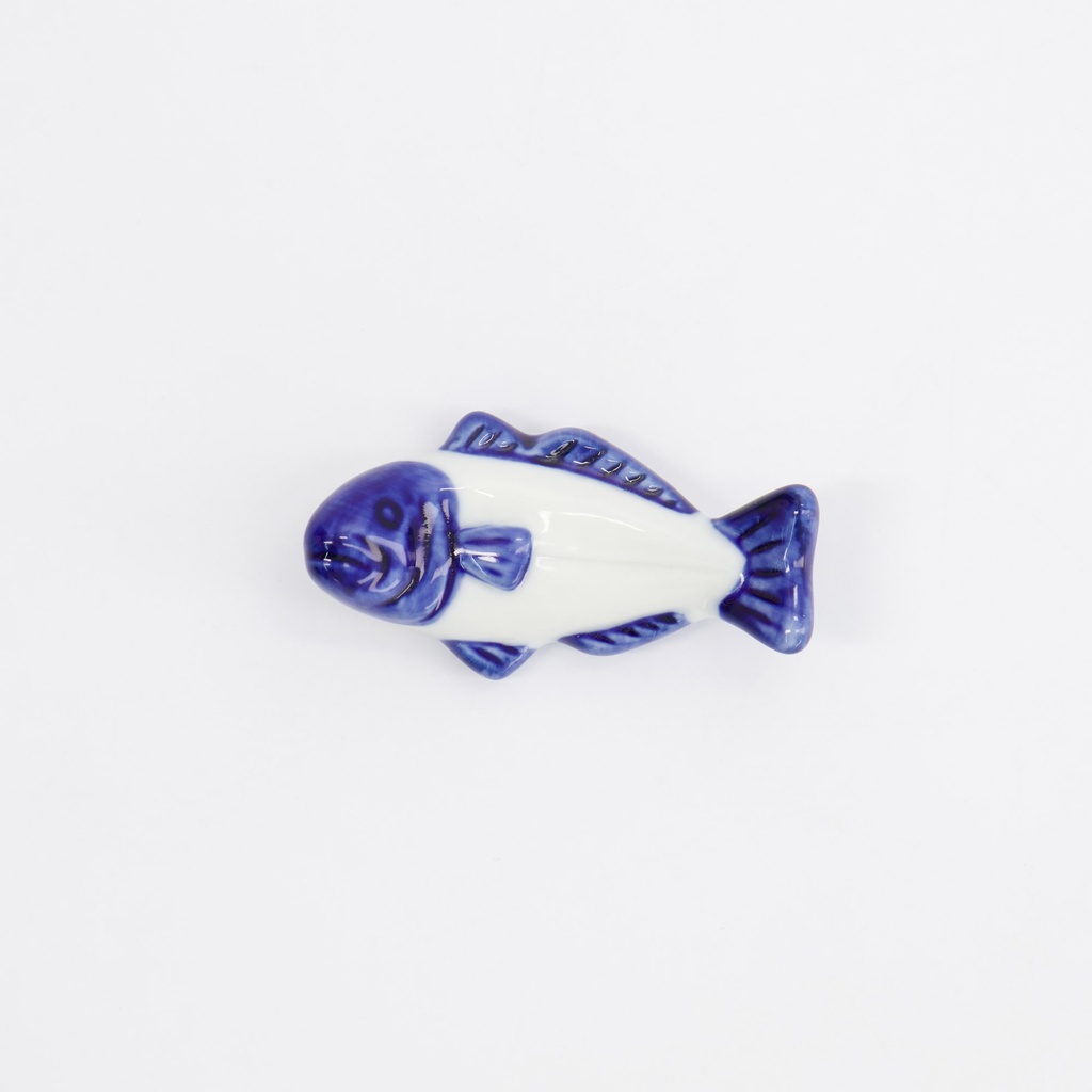 Chopsticks Rest Fish Blue Bass D66-5 12/480  