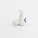 Chopsticks Rest Sake Set White D68-2 12/480   