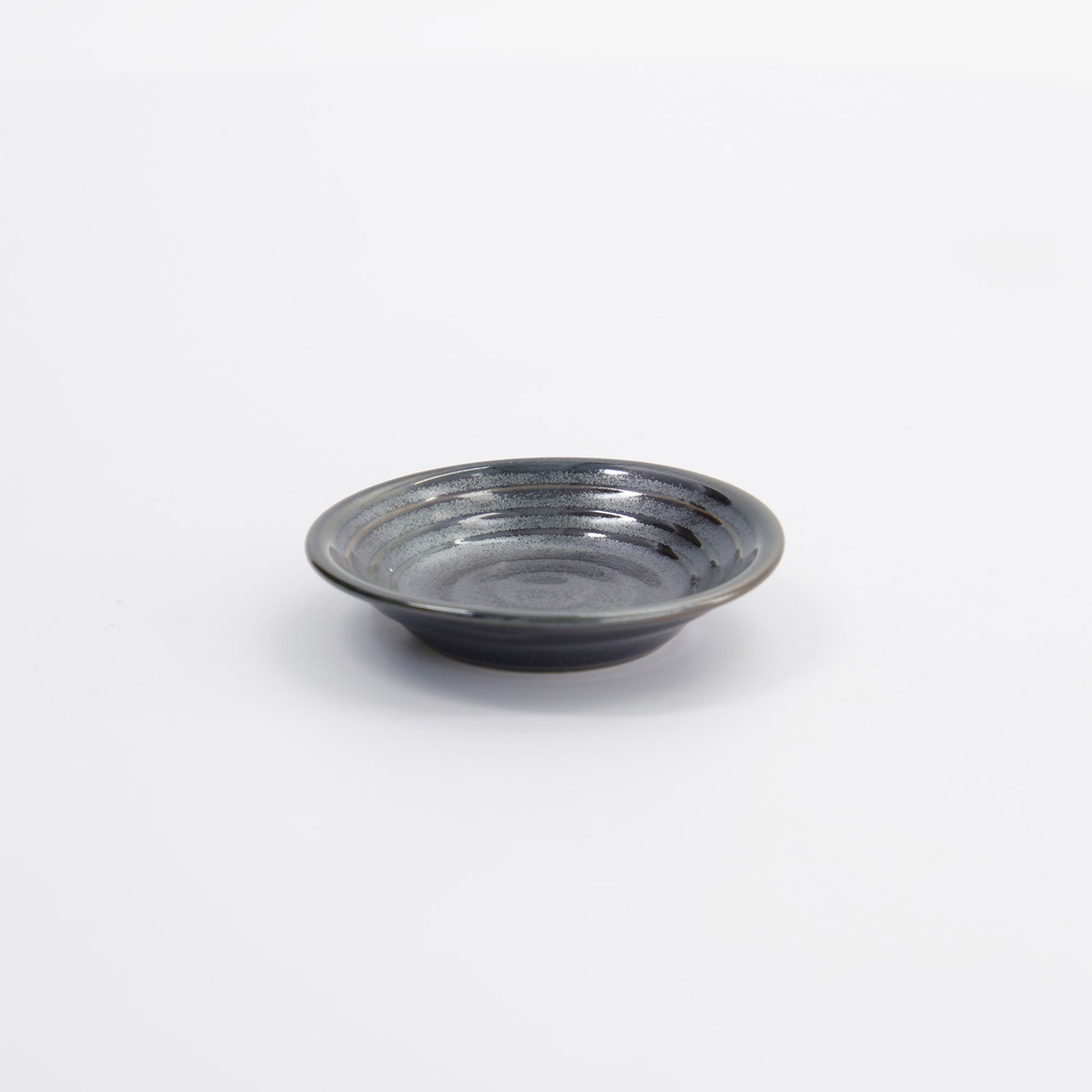 Sauce Dish Tetsu Kessho 7.8x1.8cm Black 33553 12/192