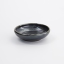 Sauce Dish Tetsu Kessho 8x2.4cm Black 33556 12/192