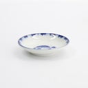 Sauce Dish Hirame 9x2cm Blue/White 33561 12/192