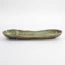 Mino Craft Oval Divided Plate 33.5x11.5x4cm Yamasan Green 33546 6/36