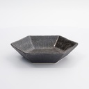 Kinkessho Shallow Bowl 18.5x16.5x4cm Grey SY21-6C 10/40