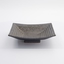 Mino Craft Square Plate 18.5x18.8x4.4cm Grey SY21-BA3 10/30