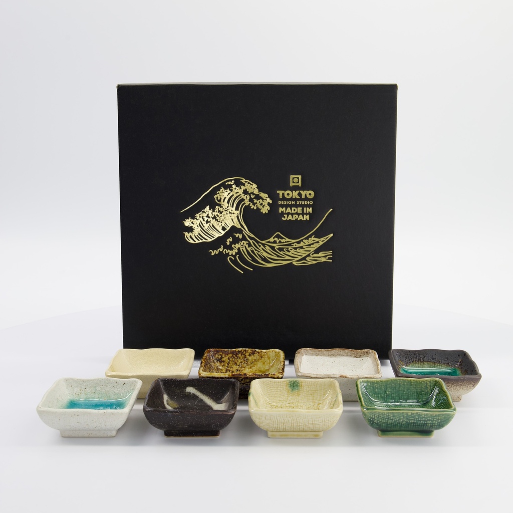 Yamasaku Sauce Dish Giftset 8pcs 7.3x2.8cm 33603 1/18