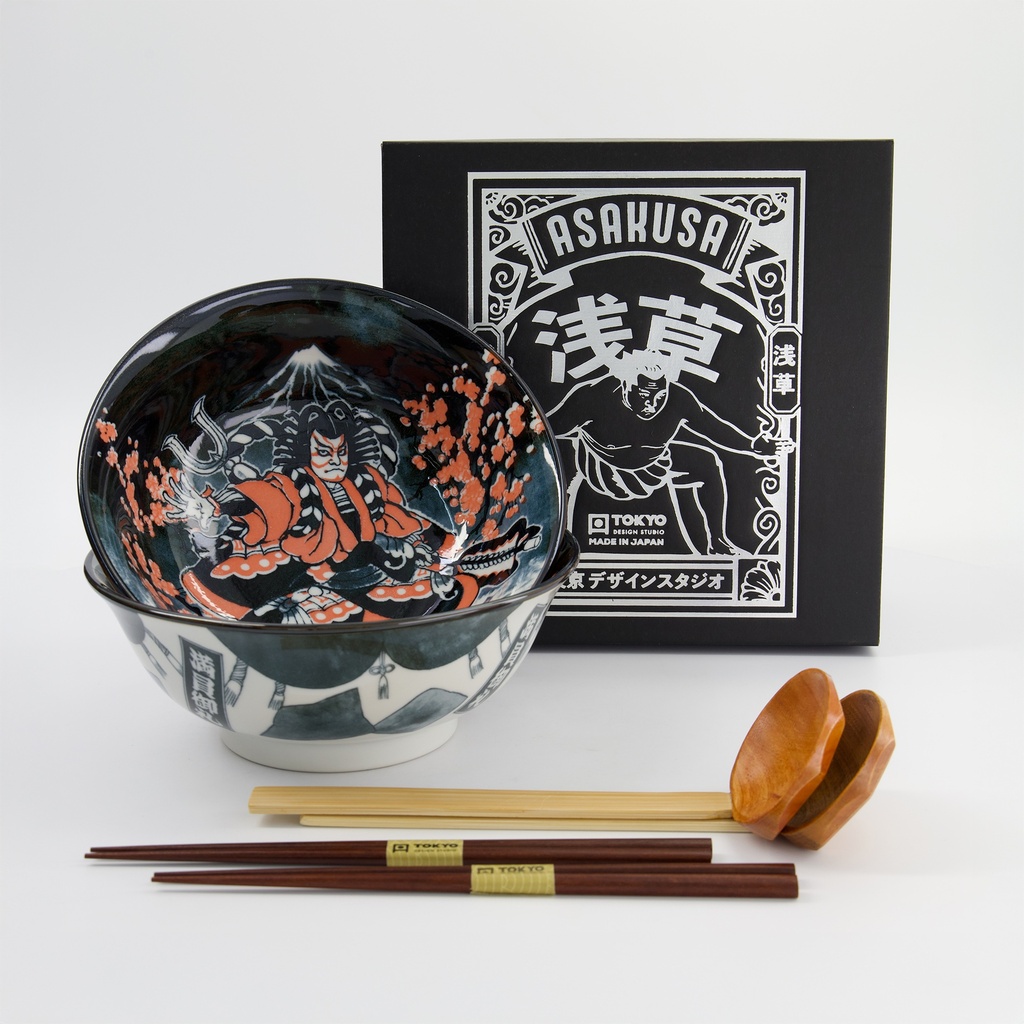 Asakusa 6pcs Ramen Giftset 20.5x8cm 1250ml B 33608 1/12