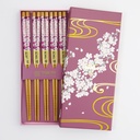 Chopstick Giftset/5 White Sakura 1/100