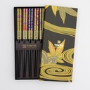 Chopstick Giftset/5 Golden Leaf 1/100