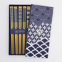 Chopstick Giftset/5 Blue Wave 1/100