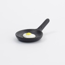 Kawaii Chopsticks Rest Pan with Egg 6.7x4.3x2.1cm 3-604a