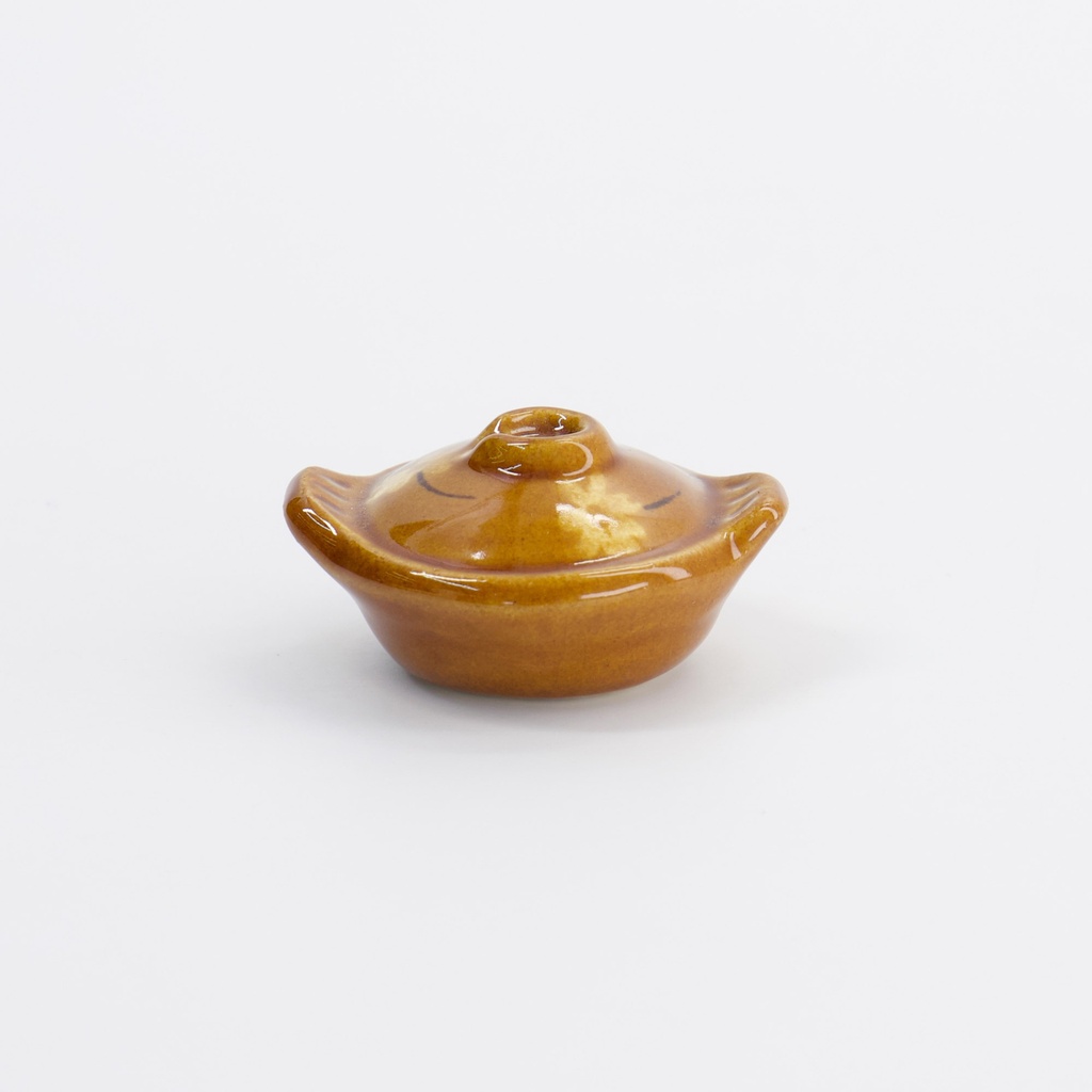 Kawaii Chopsticks Rest Donabe Pot 4.6x3.7x2.1cm 3-607a