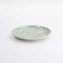 Fujisakura Plate 16.5x2cm Green 33707 6/72