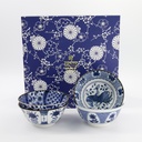 Mixed Bowls Tayo Bowl Giftset 4pcs 15x7cm 500ml Blue/White C 33748 1/10