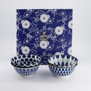 Mixed Bowls Tayo Bowl Giftset 4pcs 15x7cm 500ml Blue/White D 33749 1/10