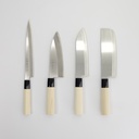 Knife Stainless Steel 4pcs set (Santoku, Nakiri, Deba, Sashimi Yanagi) SR1000 1/20