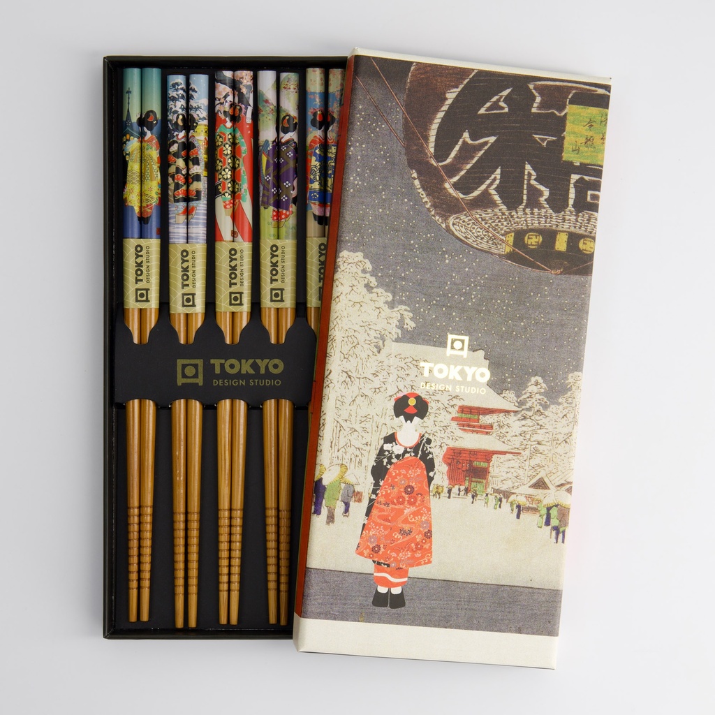 Chopstick Giftset/5 Maiko A26-C51 1/100  