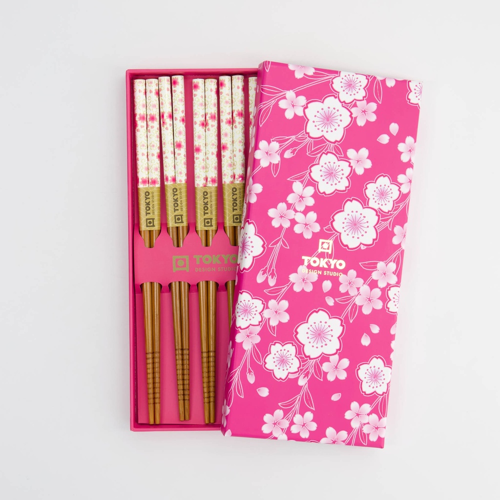 Chopstick Giftset/5 Pink Blossom A26-C50 1/100 