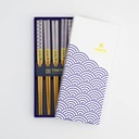 Chopstick Giftset/5 Blue Wave AH-04 1/100  