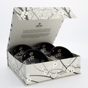 Sakura Bowl Giftset 4pcs 12.5x7cm 450ml Black 33866 1/6