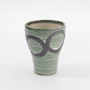 Craft Cup Nyuhaku Marumon 8.5x10.5cmh Green 33918 6/48