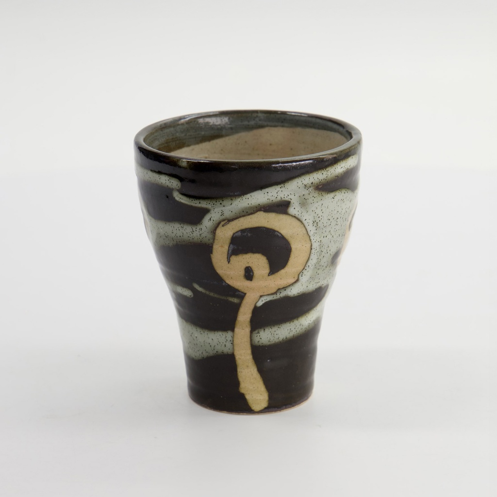 Craft Cup  Shabon Hakubun Marumon 8.5x10.5cmh Black 33919 6/48