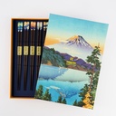Chopstick Giftset/10 Fuji Mountain A51-K17C 1/36 