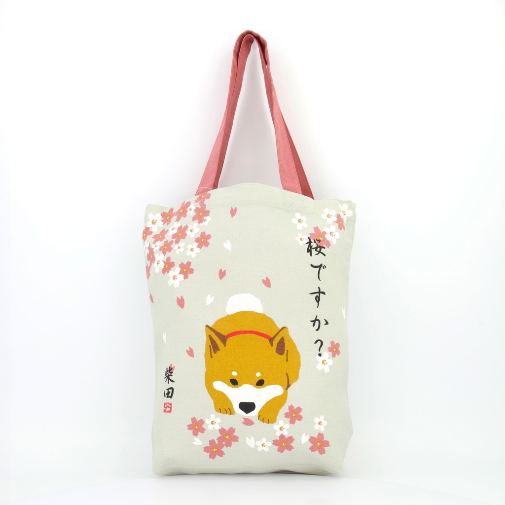Kawaii Shiba Tote bag  Sakura 828261 39x38cm 2/80 