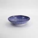 Nippon Blue Pasta Plate 21x5.2cm Dot YW-5811/A 3/36