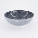 Nippon Black Noodle Bowls 21.4x8.2cm 1450ml Dot 33940 3/24