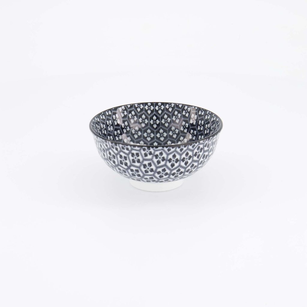 Mixed Bowls Rice Bowl 11.3x5.2cm 250ml Black YW-5814/5 12/96