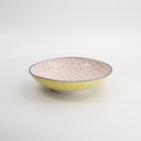 Star/Wave Pasta Plate 21x5.2cm Pink YW-5813/C  3/36