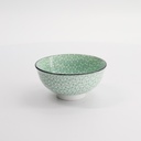 Mixed Bowls Rice Bowl 11.3x5.2cm 250ml Green Hexagon YW-5020/5  12/96