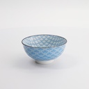 Mixed Bowls Rice Bowl 11.3x5.2cm 250ml Light Blue Cloud YW-5020/1  12/96