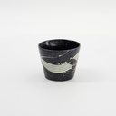 Kawaii Soba Cup Black Whale 8.6x6.9cm 210ml 33945 6/72