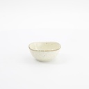 Shirogesho Triangle Bowl 9x4.2cm 130ml 33959 Beige 12/144 