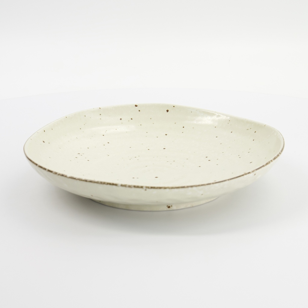 Shirogesho Triangle Plate 22.7x4.4cm 33960 Beige 5/30 