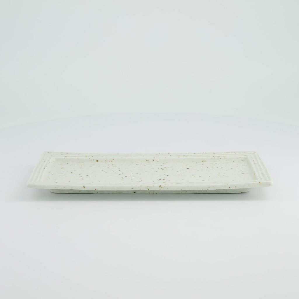 Craft Konahiki Requtangular Plate 29.8x12.4cm White 33965 6/48 