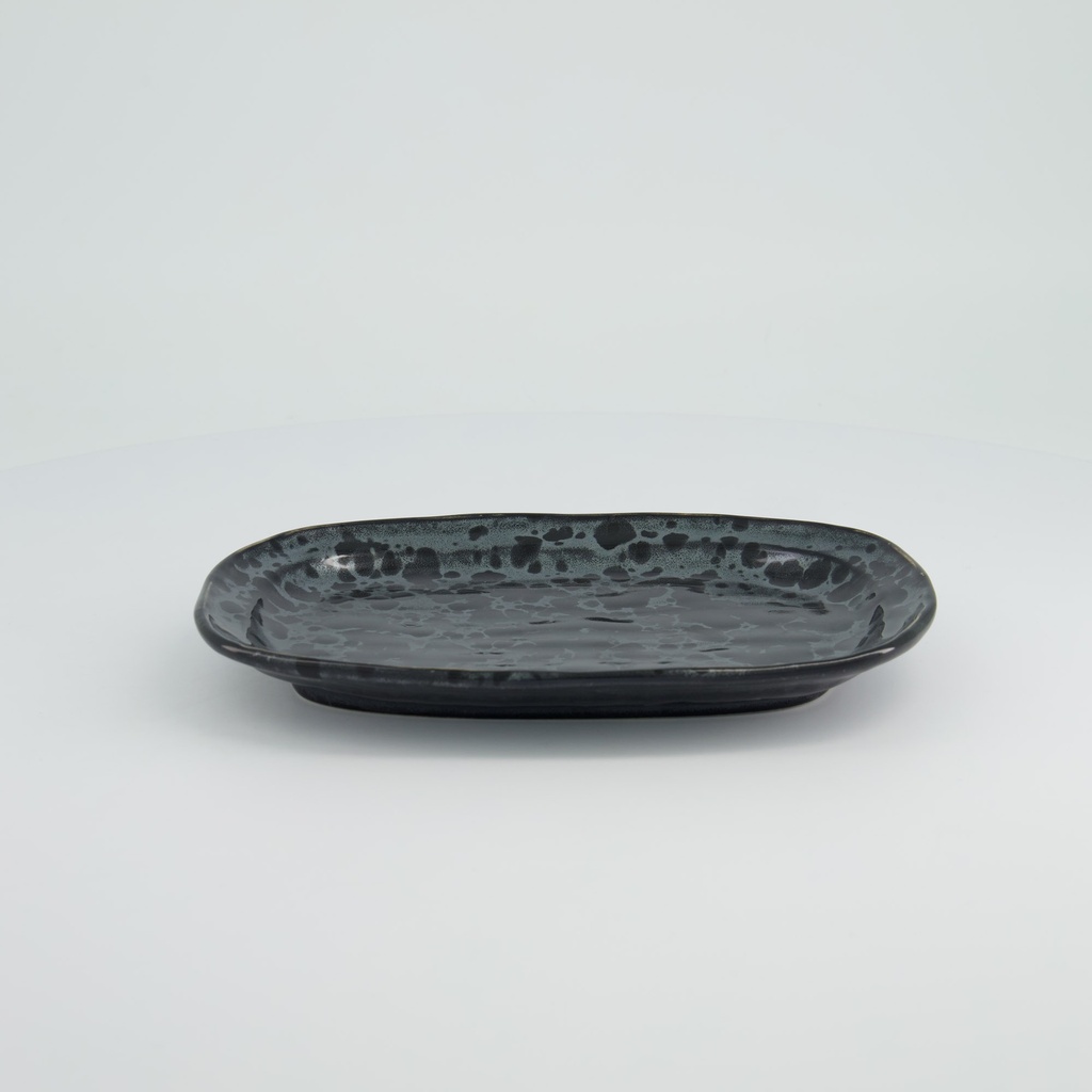 Craft Ginsai Oval Plate 25.8x16.7cm Black 33972 6/48 