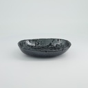 Ginsai Oval Bowl 22.2x17.5cm Black 33973 4/48 