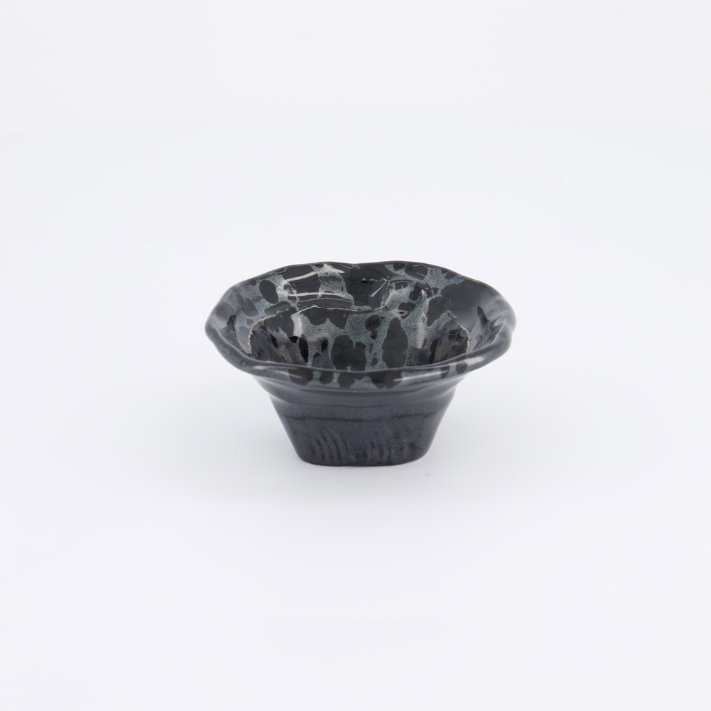 Craft Ginsai Small Dish 9.5x4.1cm Black 33974 6/120 