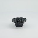 Ginsai Small Dish 9.5x4.1cm Black 33974 6/120 