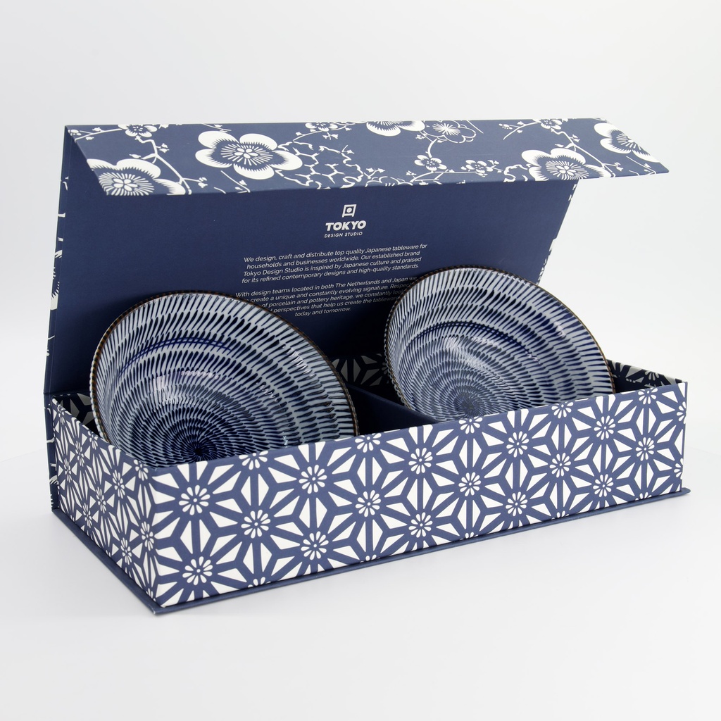 Ramen Bowl 2pcs Giftset 19x7.5cm 1100ml Kanna 33980 1/6    