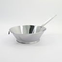 Kitchen Stainless Steel Oil Strainer No.5 28.3x8cm 40mesh 044018 1/1