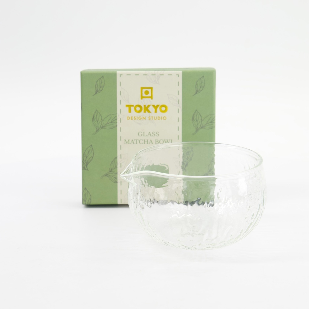 Matcha Bowl Glass 12.5x7.5cmh 500ml 1/36 