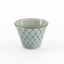 Mashiko Cup Amime 7.5x5.3cm Blue 34016 12/192